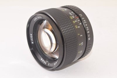 RICOH XR RIKENON 55MM F1.2 K MOUNT LARGE APERTURE STANDARD LENS AS IS