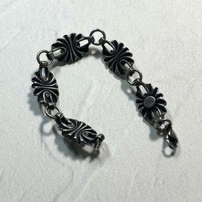 GEORG JENSEN 394 BRACELET AG925 K18 GOLD SILVER COMBI VINTAGE AUTHENTIC RARE