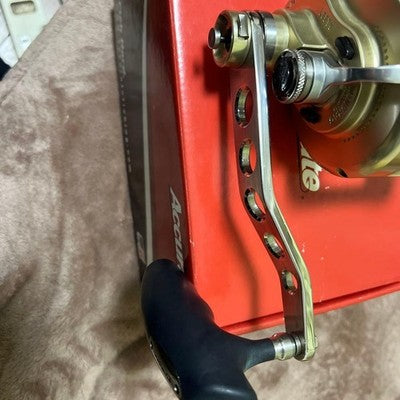 ACCURATE BX2-30N 2-SPEED LEFT HANDED REEL - CUSTOM HANDLE, RECENTLY OVERHAULED