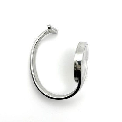 GEORG JENSEN VIVIANNA TORUN MIRROR DIAL WATCH 326 SILVER BANGLE SWISS MADE