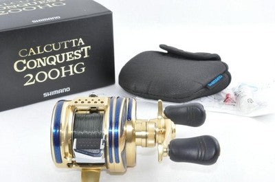 SHIMANO 15 CALCUTTA CONQUEST 200HG BAITCASTING REEL GOLD HIGH GEAR JAPAN MODEL