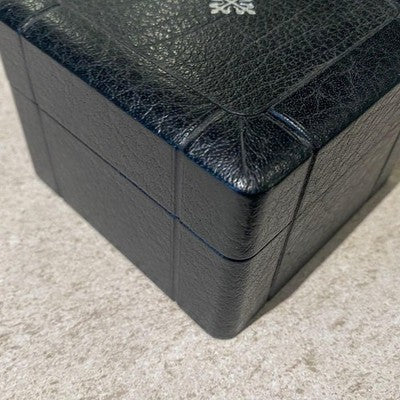 PATEK PHILIPPE AQUANAUT GENUINE INNER BOX WATCH CASE ONLY BLACK LEATHER RARE