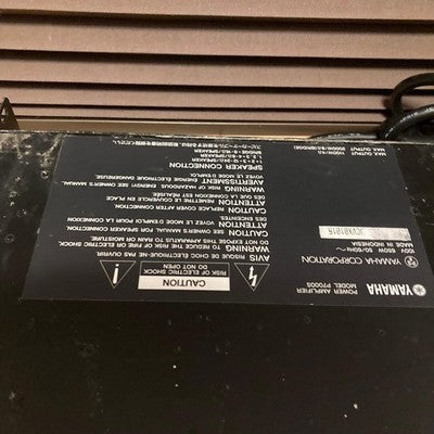 YAMAHA P7000S POWER AMPLIFIER JUNK FOR PARTS UNTESTED PRO AUDIO AMP