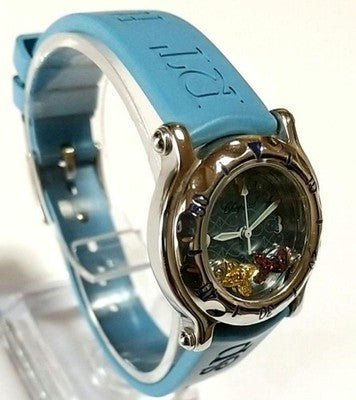 CHOPARD HAPPY SPORT HAPPY FISH LADIES WATCH RUBBER STRAP SWISS MADE GOOD