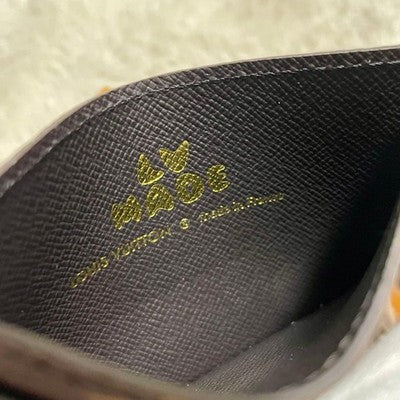LOUIS VUITTON X NIGO LV SQUARED PORTECARTE DOUBLE CARD HOLDER M81006 WITH BOX
