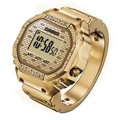 CASIO RING WATCH CRW-001JB-9JR J BALVIN COLLABORATION GOLD UNUSED W/BOX