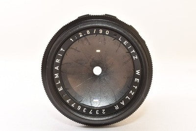LEICA ELMARIT 90MM F2.8 M-MOUNT BLACK MEDIUM TELEPHOTO LENS FROM LEICA