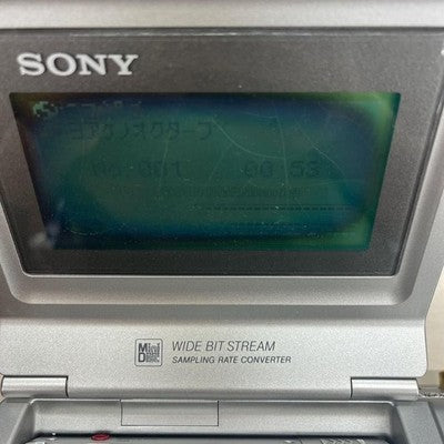 SONY MZ-R5ST MD WALKMAN STATION PORTABLE MINIDISC   FOR PARTS OR NOT WORKING