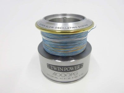 SHIMANO 02 TWIN POWER 4000PG SPOOL SPINNING REEL PARTS FISHING EXCELLENT+++++