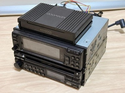 KENWOOD KDC-909 KGC-717 KAC-521 CAR AUDIO DECK CHANGER AMP SET WORKING