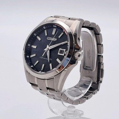 THE CITIZEN AQ4030-51E ECO DRIVE CHRONOMASTER TOSA WASHI DIAL TITANIUM WATCH
