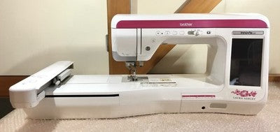 BROTHER INNOVIS LA LAURA ASHLEY EMC5201 EMBROIDERY MACHINE FULLY FUNCTIONAL