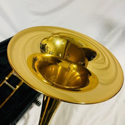 YAMAHA YSL354 TENOR TROMBONE WITH HARD CASE TESTED WORKING BRASS INSTRUMENT