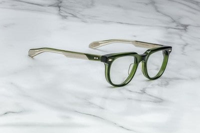 JACQUES MARIE MAGE STAHLER ROVER 49□22 GREEN ACETATE EYEGLASSES W/BOX MINT