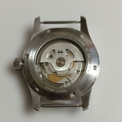 HAMILTON KHAKI FIELD AUTOMATIC H70455553 38MM WHITE DIAL LEATHER WATCH BOX