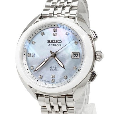 SEIKO ASTRON 3X SERIES STXD009/3X22 GPS RADIO SOLAR DIAMOND INDEX SHELL DIAL