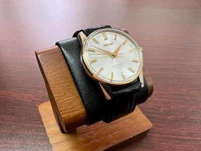 KING SEIKO SECOND MODEL LATE 44-2000 GOLD PLATED HAND-WOUND WATCH 44KS