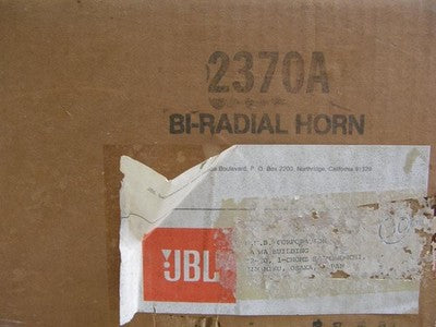 JBL 2370A HORN SPEAKERS 2 PAIRS VINTAGE SHOWA ERA USED WORKING CONDITION