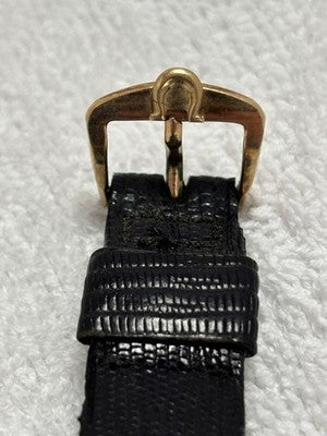 OMEGA 196.0120 DAY-DATE CAL.1345 GOLD DIAL 10KGF QUARTZ WATCH TESTED USED