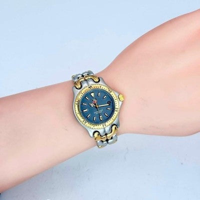 TAG HEUER CELL PROFESSIONAL S95.213 GRAY QUARTZ 200M WATER RESISTANT WATCH 33MM