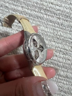 HAMILTON JAZZMASTER OPEN HEART H32115991 MOTHER OF PEARL AUTOMATIC WOMENS WATCH