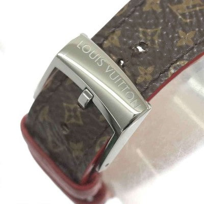 LOUIS VUITTON QA021 TAMBOUR MOON DIVINE GM MEN'S WRISTWATCH DIAMOND WHITE SHELL