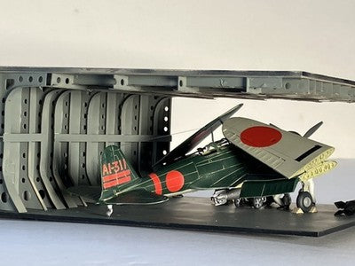 1/72 AKAGI MIDWAY DIORAMA B5N KATE AIRCRAFT CARRIER MODEL BUILT PAINTED