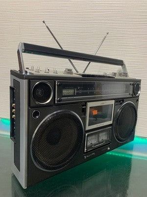 SANYO MR-9600 REFURBISHED VINTAGE BOOMBOX CASSETTE RADIO SHOWA RETRO RARE