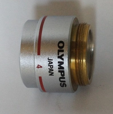 Olympus E Achromat 4x 0.10 Objective Lens 160/- For CH2 BH2 Used Excellent