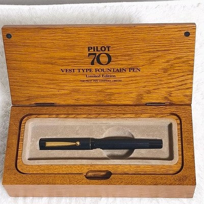 PILOT 70TH ANNIVERSARY FOUNTAIN PEN FFV-3800R 14K GOLD NIB LIMITED BOX SET