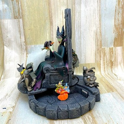 DISNEY MALEFICENT TRINKET BOX FIGURE SLEEPING BEAUTY VILLAIN RESIN RARE