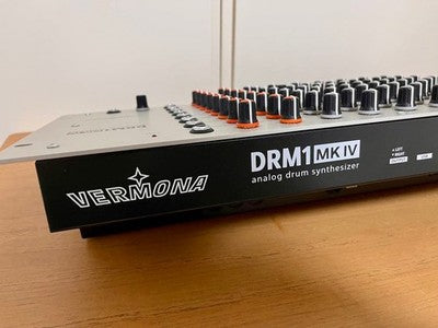 VERMONA DRM1 MKIV STANDARD ANALOG DRUM SYNTHESIZER W/BOX TESTED FROM JAPAN