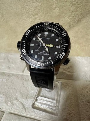 CITIZEN J250-S115477 PROMASTER QUARTZ MEN'S WATCH BLACK DIAL ANALOG FROM JAPAN