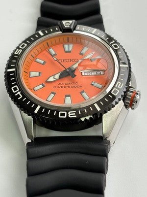 SEIKO PROSPEX STARGATE II SRP497K1 4R36-02Z0 DIVER 200M ORANGE DIAL RARE