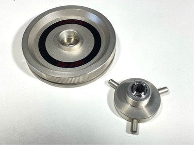 AUDIO CRAFT SD-600 BRASS COLLET CHUCK STABILIZER TURNTABLE PARTS RECORD PLAYER
