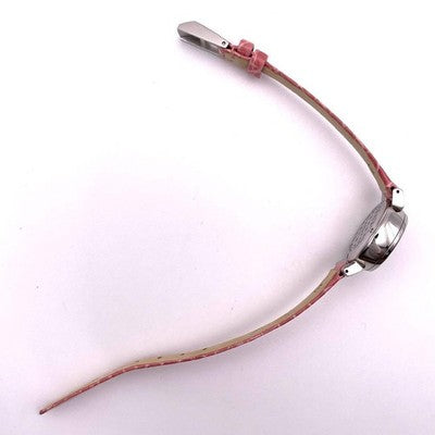 LOUIS VUITTON TAMBOUR BIJOU SECRET Q151R QUARTZ DIAMOND PINK DIAL LADY'S WATCH