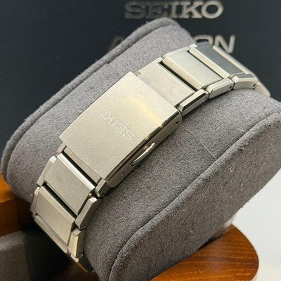 SEIKO ASTRON NEXTER SBXD023 3X62 GPS SOLAR TITANIUM BLUE DIAL MEN'S WATCH