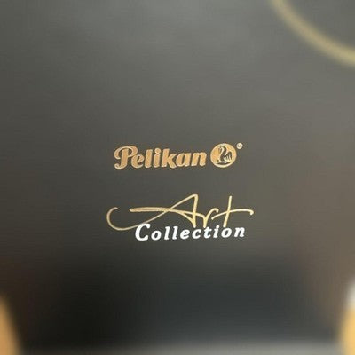 PELIKAN SOUVERAN M600 RUDI ROTHER ART COLLECTION 14K F NIB FOUNTAIN PEN W/BOX