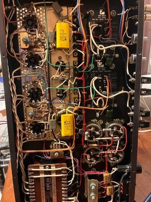 LUXMAN LUXKIT A3700II TUBE POWER AMPLIFIER VACUUM AMP EL34 JAPAN 100V