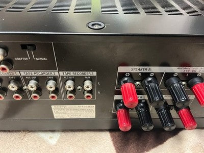 SONY TA-F333ESX INTEGRATED AMPLIFIER VINTAGE HI-FI STEREO AMP MM MC BLACK