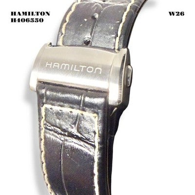 HAMILTON AMERICAN CLASSIC RAILROAD H406550 AUTOMATIC SKELETON DIAL WATCH