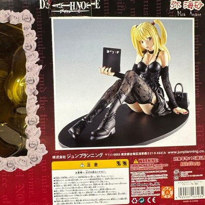 DEATH NOTE MISA AMANE PVC FIGURE BLACK OUTFIT FISHNET DETAILS COMPLETE SET