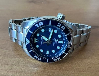 SEIKO PROSPEX SBDC003 FIRST GENERATION SUMO AUTOMATIC DIVER WATCH JAPAN BLUE