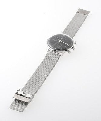 JUNGHANS 27/4601 MAX BILL CHRONOSCOPE MEN'S WRISTWATCH AUTOMATIC WINDING ROUND