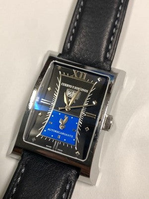 CUERVO Y SOBRINOS ESPLENDIDOS AUTOMATIC BIG DATE DISPLAY BACK BOXED WATCH