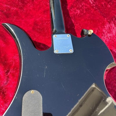 FERNANDES MB-65 MOCKINGBIRD BASS GUITAR MADE IN JAPAN BLACK FULLY SERVICED