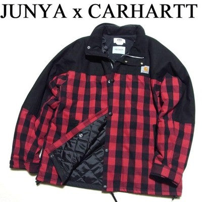 EYE JUNYA WATANABE MAN X CARHARTT PARAFFIN COTTON FLANNEL CHECK JACKET WN-J906 L