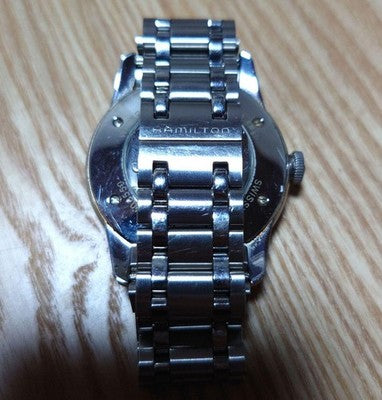 HAMILTON RAILROAD H40655131 AUTOMATIC SKELETON DIAL STAINLESS STEEL MENS BOX