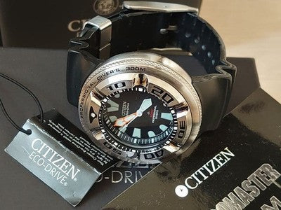 CITIZEN PROMASTER ECOZILLA ECO-DRIVE DIVER SILVER WATCH AS IS