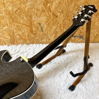 B.C. RICH ACOUSTIC ELECTRIC GUITAR RARE MODEL BLACK METAL ROCK STYLE